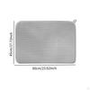 Dish Pad Absorbent Non Slip Kitchen Counter Mat for Utensils Tableware Bottle