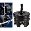 Cheie piulițe Atașament burghiu Tija filetată Selector șuruburi Instrument Extractor șuruburi Șofer piulițe pentru garaj