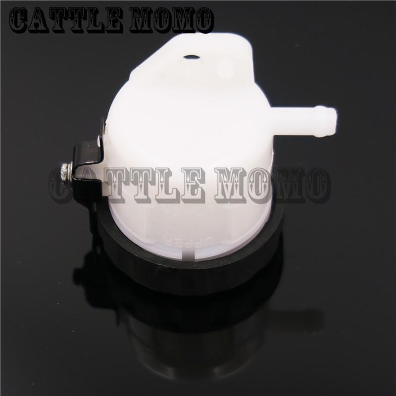 Universal Motorcycle Master Cylinder Brake Fluid Reservoir Oil Cup Tank Bottle For Yamaha YZF R1 R6 2001 2002 2003 2004-2015