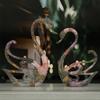 Diy Crystal Aromatherapy Gypsum Swan Epoxy Glue Silicone Mold Table Soft Ceramic Plaster Ornament Diy Crafts Decorations