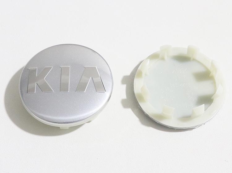 ENTQ1 4pcs new 58mm 8pins kia logo car emblem Wheel Center Hub Cap auto Rim refit dust-proof badge covers sticker styling accessories