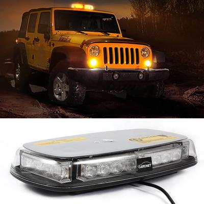 Car Amber Yellow 24 LED 24LED Emergency Lamp Warning Roof Flash Strobe Light