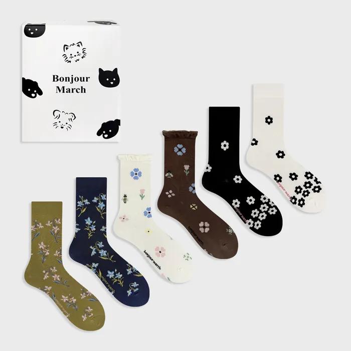 Flower socks 2set