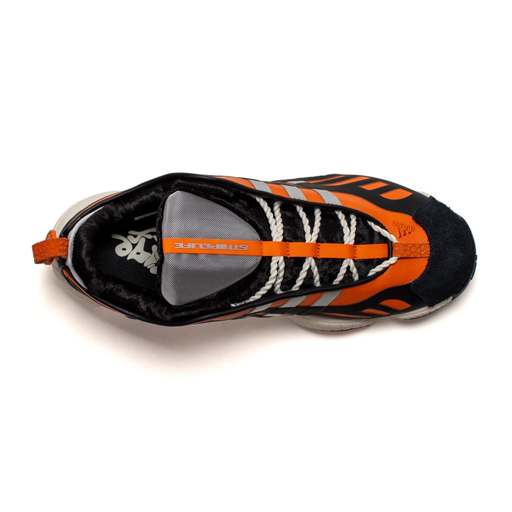 Adidas Intimidation Low Stripelife Basketball Shoes Unisex Sneakers Orange Black JR9528