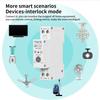 TNCE Tuya Wifi/Zigbee Smart Circuit Breaker Switch With Metering 1P+N 1-63A Smart kWh UnderVoltage OverCurrent Meter Protector