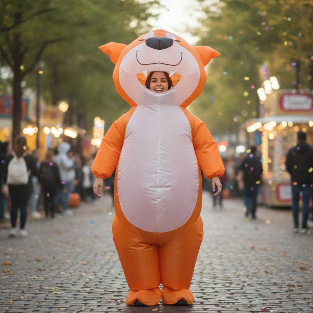 Funny Halloween Cosplay Costume Cartoon Cartoon Doll Prop Cute Inflatable Suit Role-playing Props