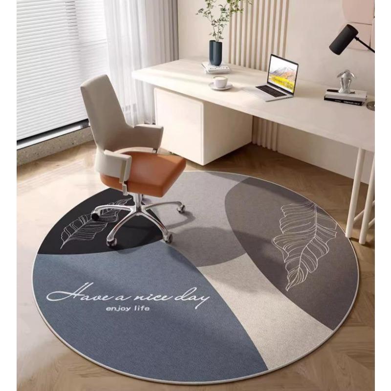 V Schlingenflor Teppich für Schlafzimmer, Computerstuhl, Wohnzimmer-Sofa, Arbeitszimmerstuhl, Bodenschutzmatte, Heimdekoration