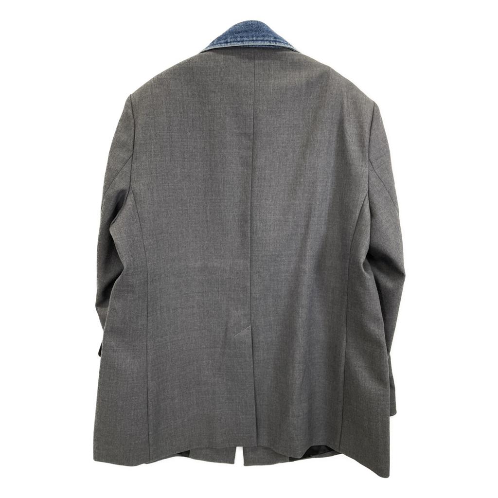 Diesel Gray J-ABBAS SINGLE-BREASTED Single Coat Coat 48 grayUsed