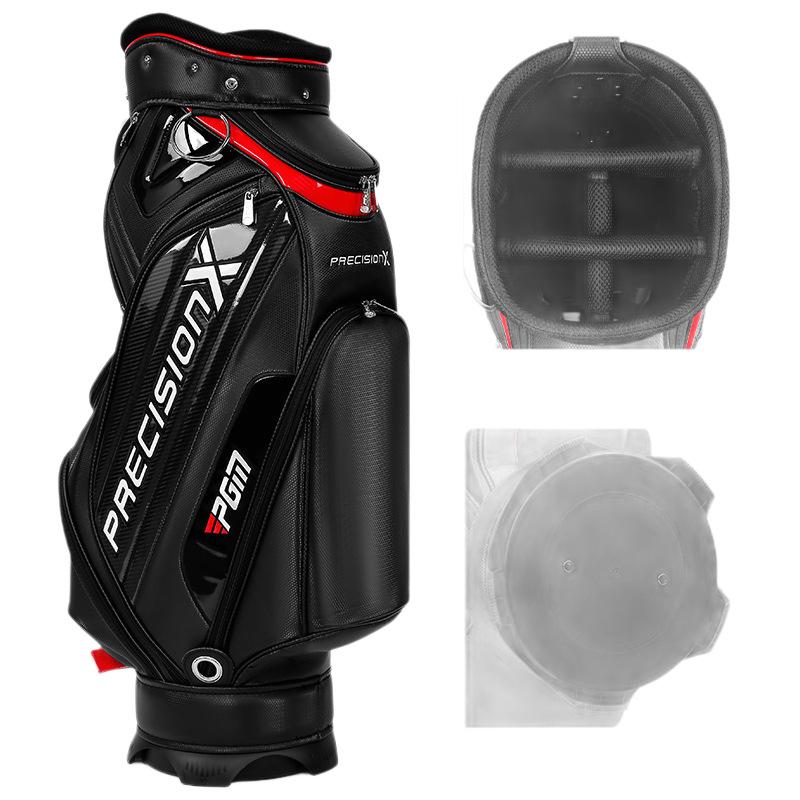 PGM Men's Waterproof PU Golf Bag, Large Capacity Club Bag