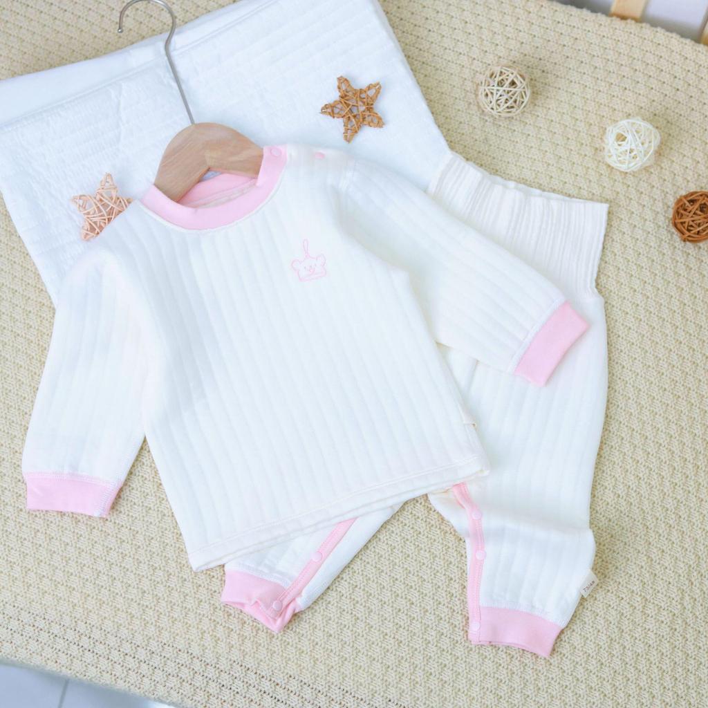 Unisex Warm Breathable Baby Suit: High-Waist Seamless Toddler Set for Autumn/Winter