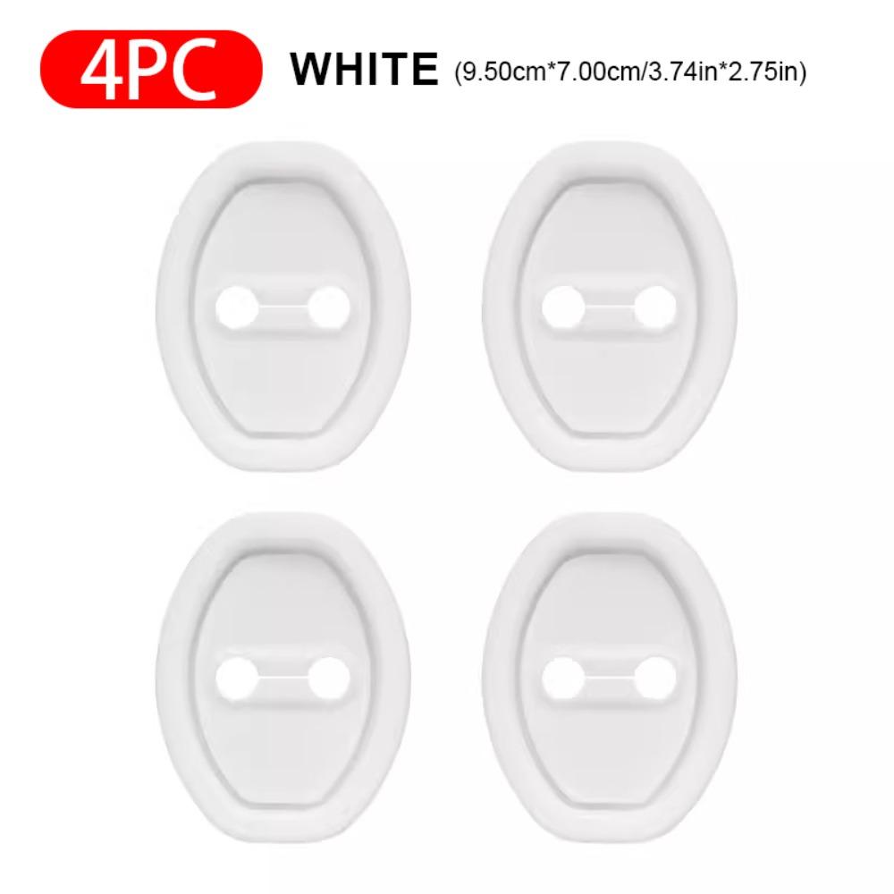 4Pcs Set Scratch-resistance Car Door Lock Buckle Protector Car Door Protection