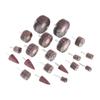 20Pc 80 Grit Sanding Flap Wheel Disc 1/4" Shank Abrasive Sandpaper for Die Grinder Drill Rotary Tool Cleaning Deburring Grinding