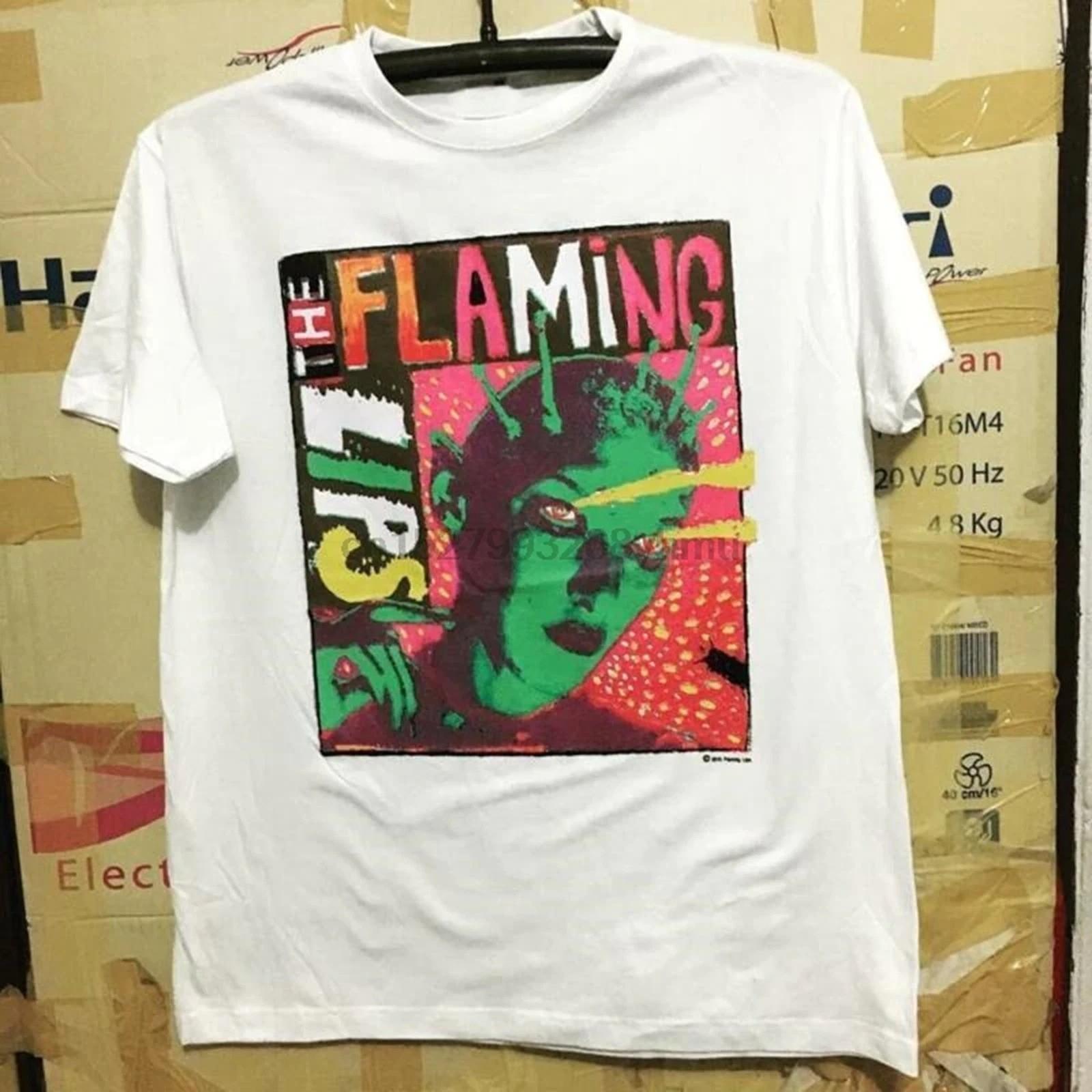 Rare The Flaming Lips Band King Mouth S-5XL White Shirt VK100 L