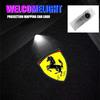 2PCS LED Car Door Welcome Light HD Projector Lamp For Ferrari 308 GT4 328 GTB GTS F355 360 Modena F430 458ltalia 488 Accessories