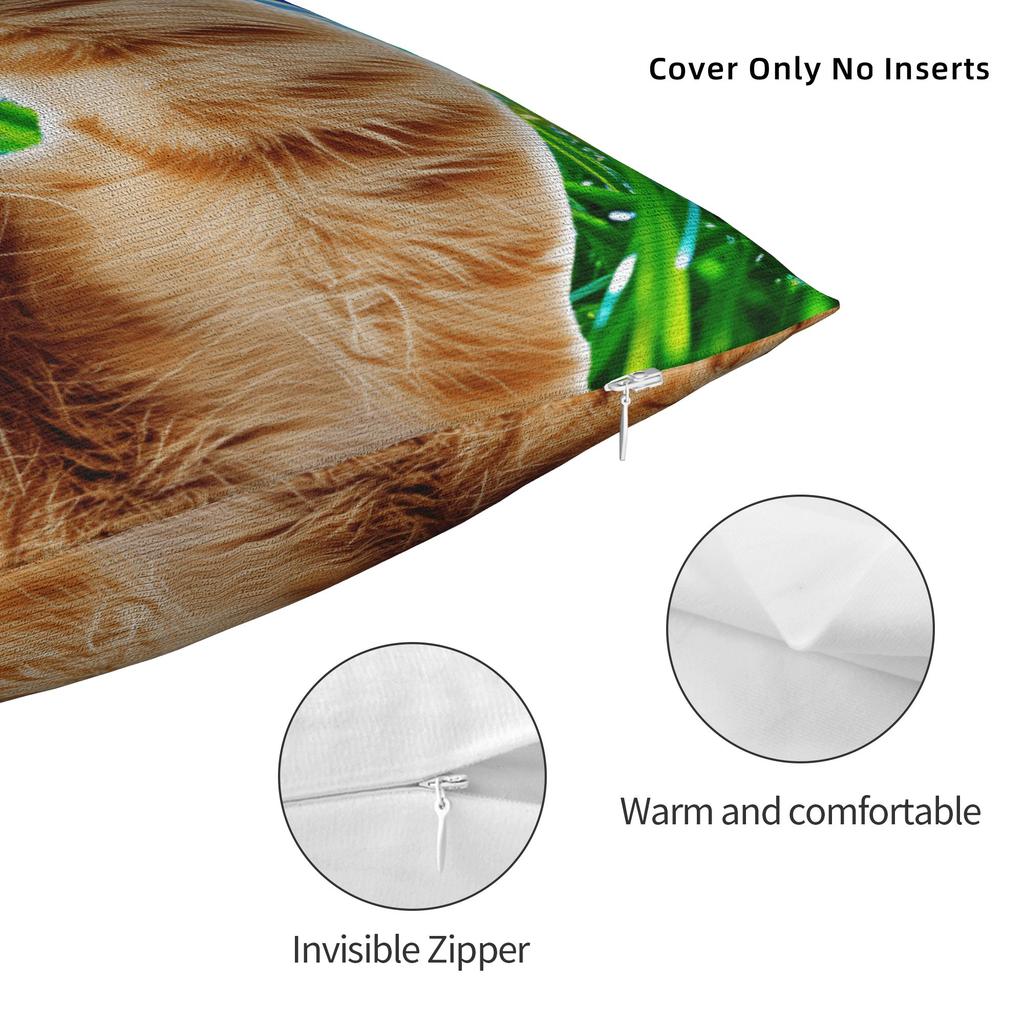 Poszewka na poduszkę Frutiger Aero Wzór Kota Poszewka na poduszkę na Krzesło Sofę Dekoracja Domu Nowoczesne Poszewki na poduszki