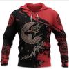 Vintage Sweatshirt Men 3D Print Viking Mythology Hooded Long Sleeve Oversized Hip Hop Hoodies kids coat