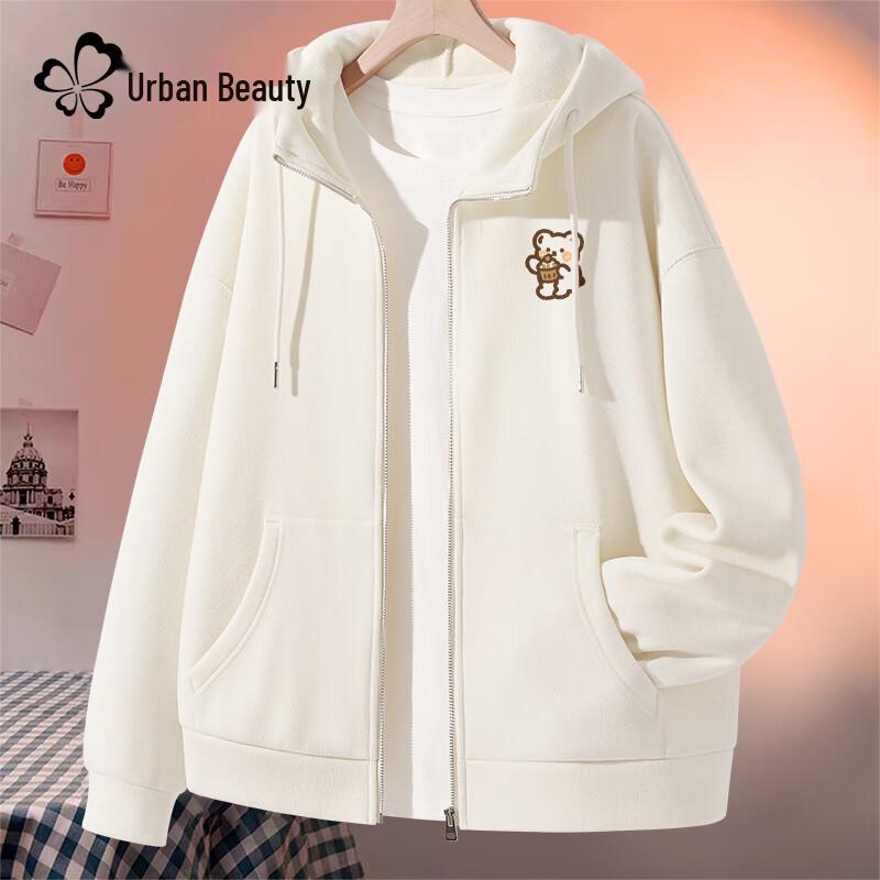 Dushi Liren Damen Fleecegefüttertes Kapuzensweatshirt