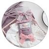 Floral Fabric Bow Hair Clip Set Girls Hair Clips Set Cute and Lovely Plain Color Hair Grips Set
