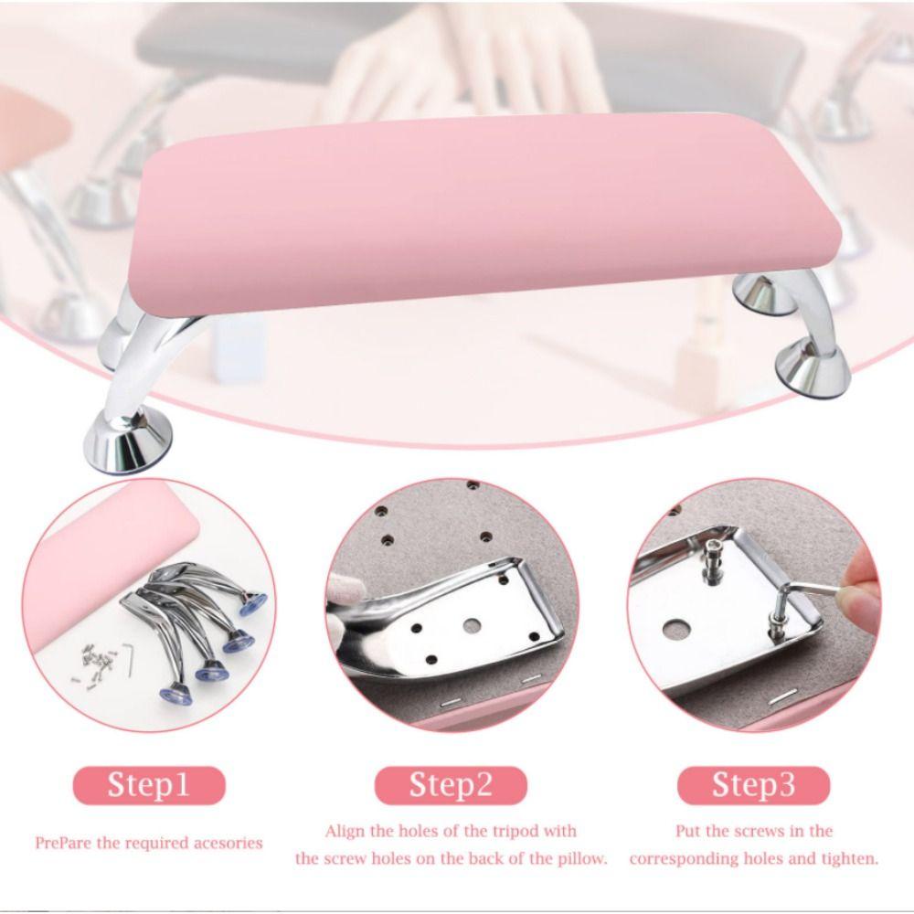 Foldable Nail Arm Rest Cushion Space-saving Manicure Hand Pillow Soft Nail Pillow  Nail Art Tool