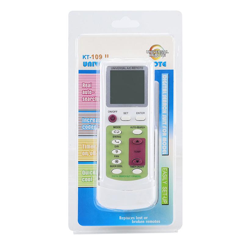 

Kt109Ii Универсальный Пульт Дистанционного Управления Кондиционером Замена Пульт Дистанционного Управления с ЖК-дисплеем Аксессуары для Кондиционеров