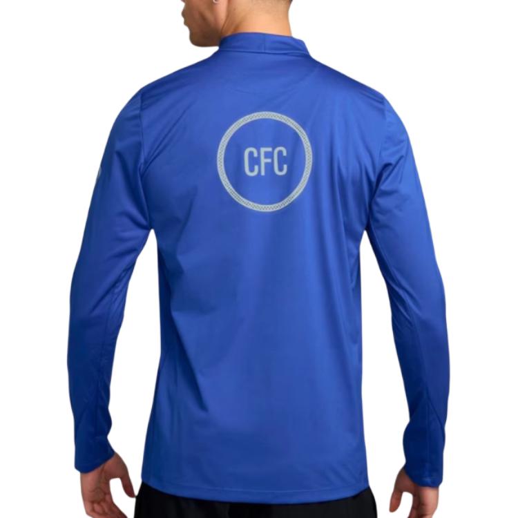 Nike Letter Logo Slim Fit Half Zip Long Sleeve Football Shirt Men tops HM3596-481