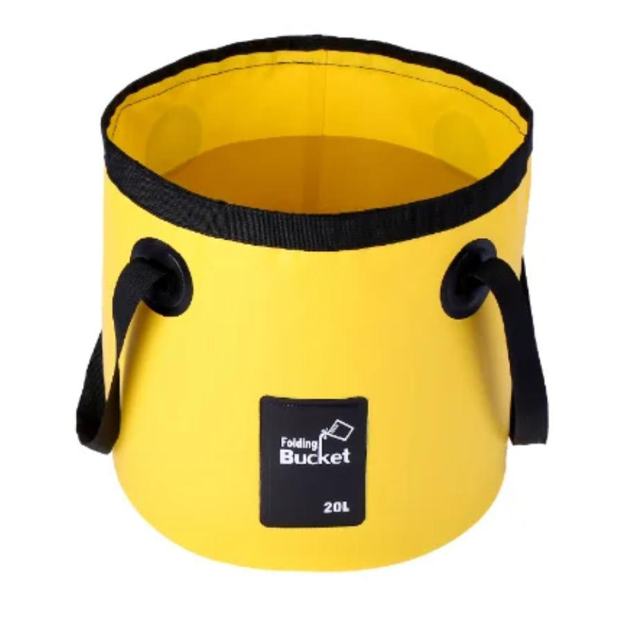 20L Waterproof Folding Bucket Portable Outdoor Travel Folding Multifunctional Car Wash Fishing Camping Fold Water Storage Bucket