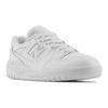 New Balance 550 Big Kid Triple White Kids Sneakers Off-White Grey GSB550WW
