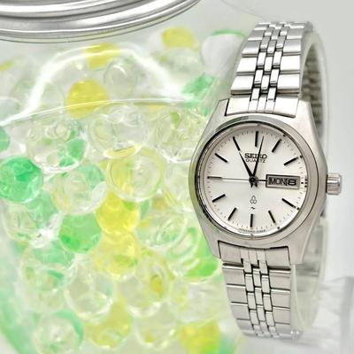 [New Battery] SEIKO Seiko Ladies Watch Silver Day Date 4303-0020 750864