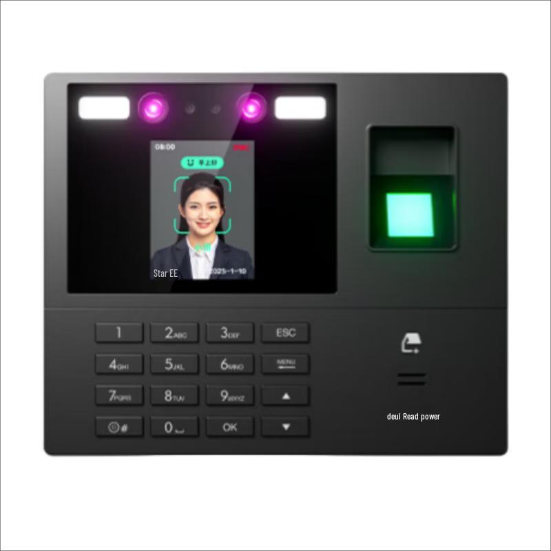 

Deli Smart Cloud Time Attendance with Facial & Fingerprint Recognition CN plug (adapter included)