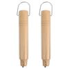  2 Pcs Wooden Handle Accessories Removable Pot Replacement Fry Saucepan Frying Detachable Handles