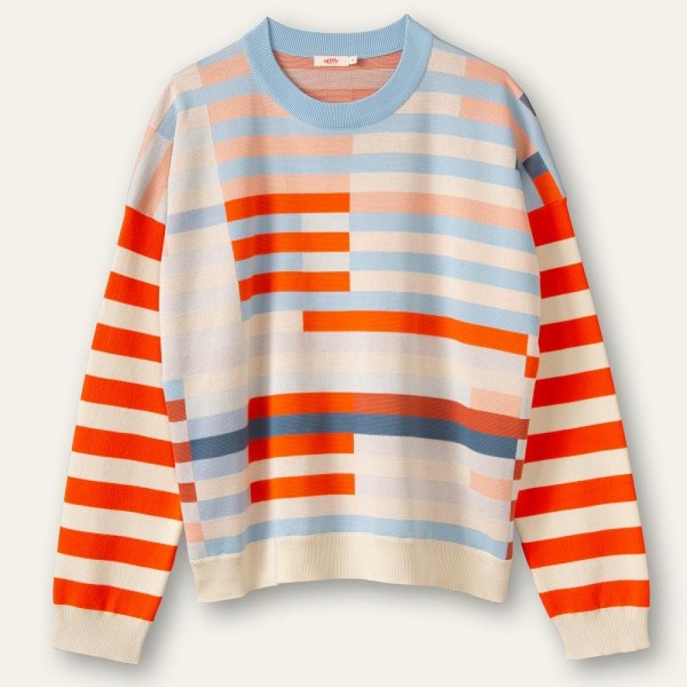Oilily Pattern Knit  Owbsakn003 Sky Blue (63)/S(55)