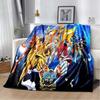 3D Retro Saint Seiya Anime Cartoon Flanelldecke Weich Gemütlich Sofa Bett Reise Decke Kinder Geburtstagsgeschenk