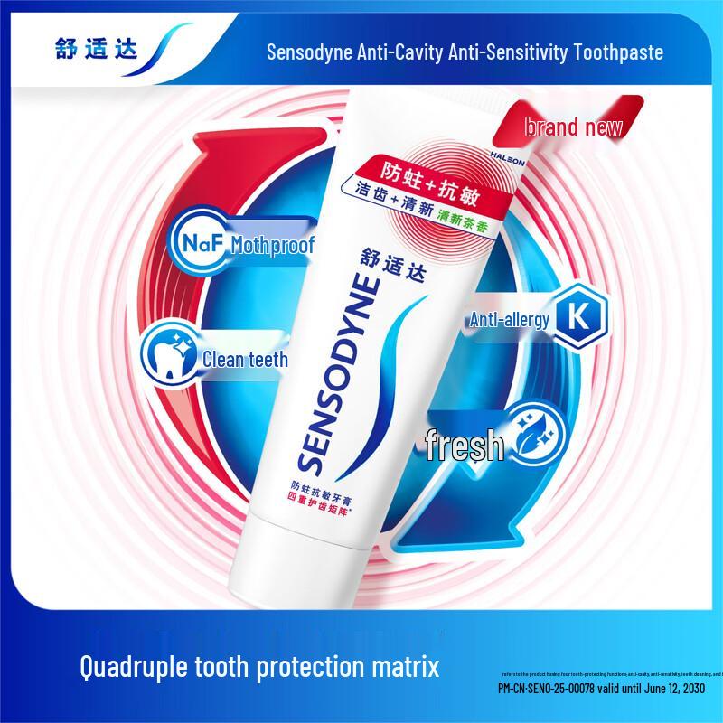 Sensodyne Anti-cavity & Anti-sensitivity Toothpaste