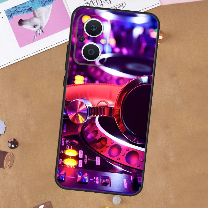 Music DJ Controller Mixer Funda For OPPO Reno 11 F 10 Pro 4 5 6 7 8 Lite 4Z 5Z 8T OPPO Find X6 X5 Pro X2 X3 Neo Case