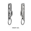 Titanium Alloy Car Keychain Belt Bucklemultifunctional Lightweight Anti Loss Universal Pants Style Keychain