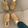 Nuove Scarpe in Cotone da Neve con Suola Spessa per Donna con Aggiunta di Pile e Caratteristiche Antiscivolo Ispessite