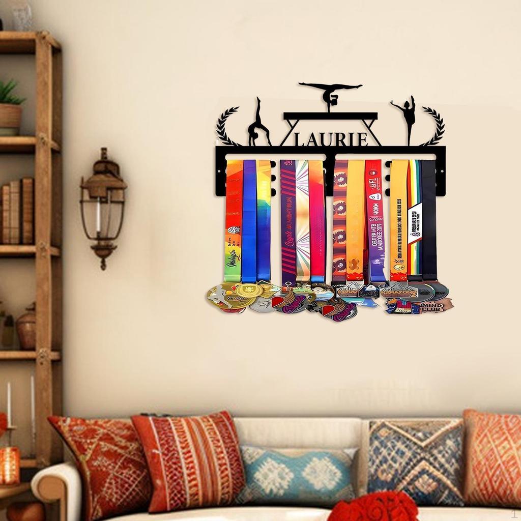 Display Award Rack Storage Organizer Multifunctional Easy Installation Shelf Sports Medal Holder for