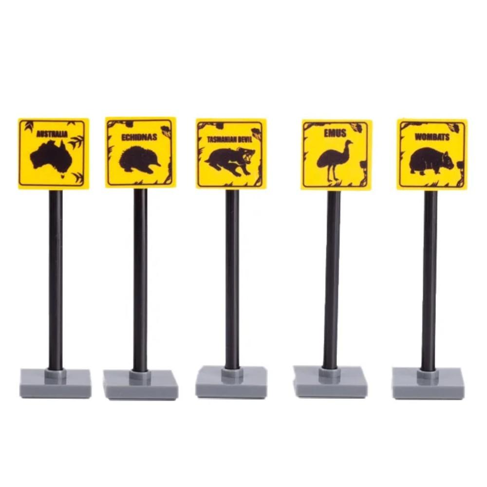 City Food Street View Vendor Hot Dog Roadside Stand Building Blocks Ice Cream Newsstand Flower Shop Trash Can Toilet Bricks Toys