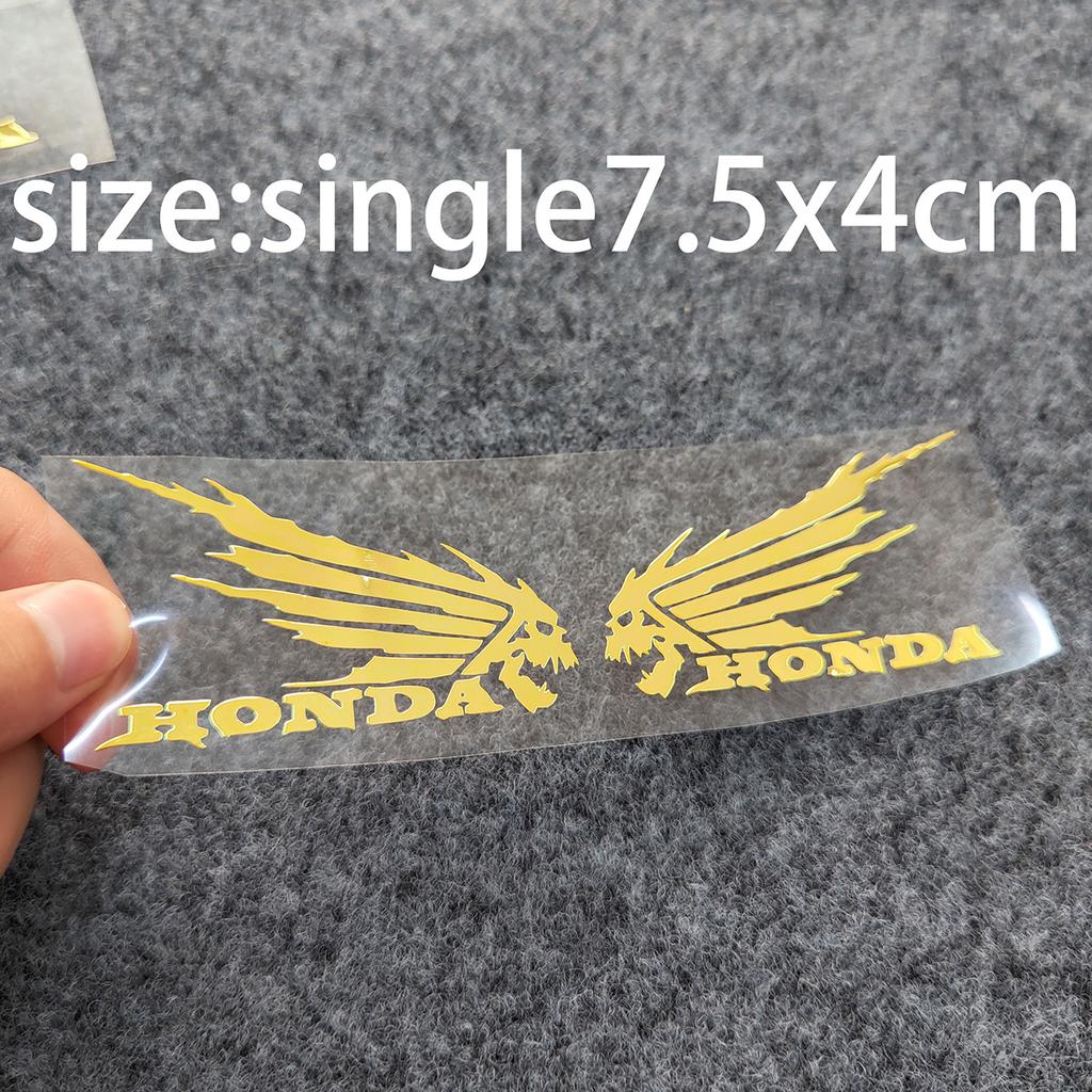 Metal Honda Sticker Logo Motorcycle Tank Helmet Bike Decal