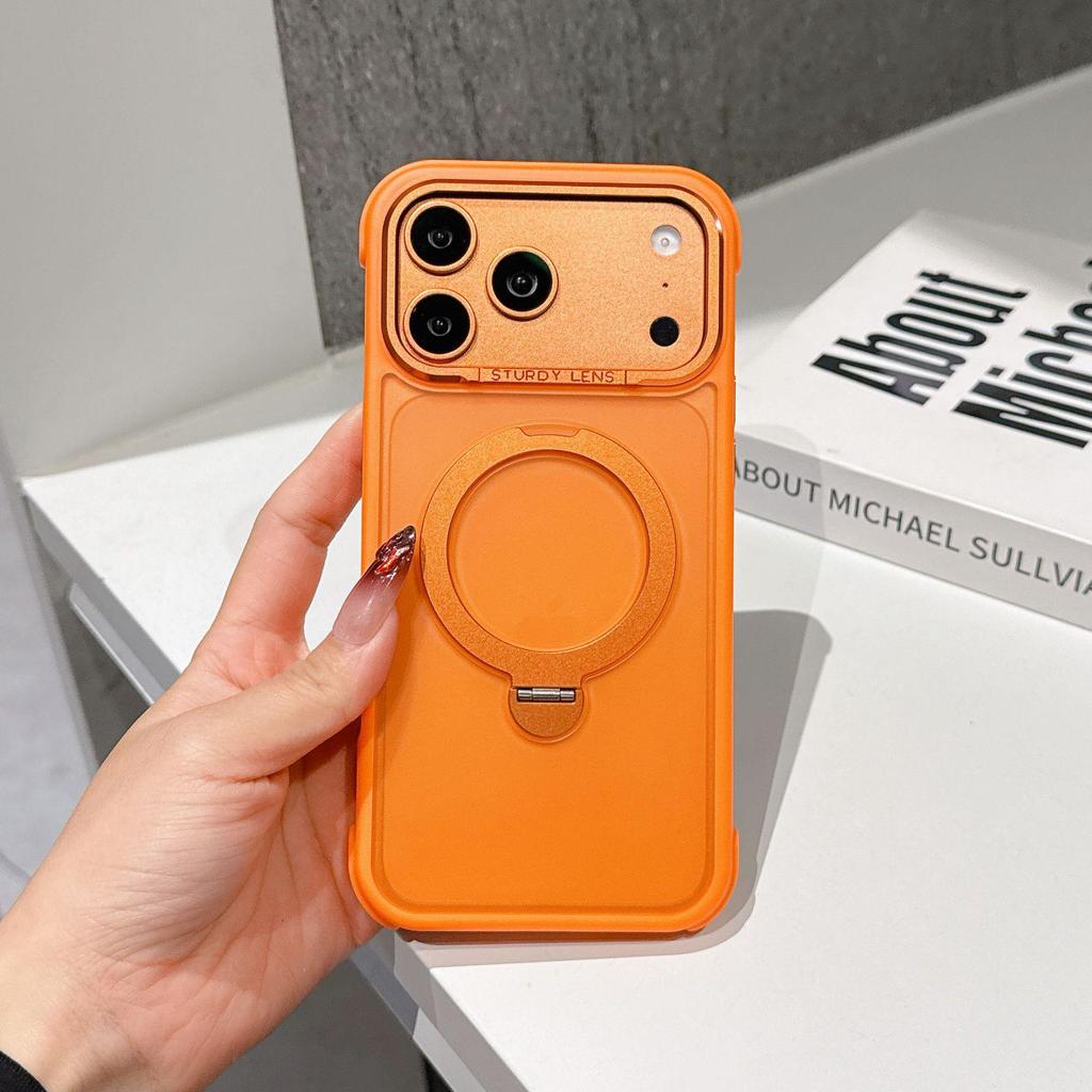 iPhone 17 Pro Max Skin-Feel Magnetic Stand Case