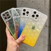 Gradient Holographic Laser Lover Heart Diamond Case For Iphone 13 11 12 Pro Max X Xr Xs Max Clear Bumper Acrylic Cover