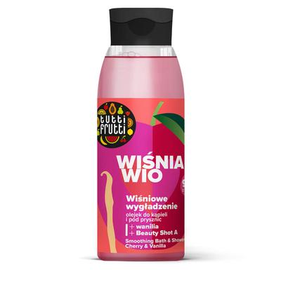 Wygładzający Olejek Do Kąpieli I Pod Prysznic Wiśnia I Wanilia + Beauty Shot A, 400 Ml