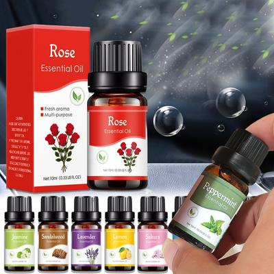 Car Plant Aromatherapy Essential Oil Humidifier Aromatherapy Machine Specific Water Soluble Essential Oil Supplement Liquid 10ml