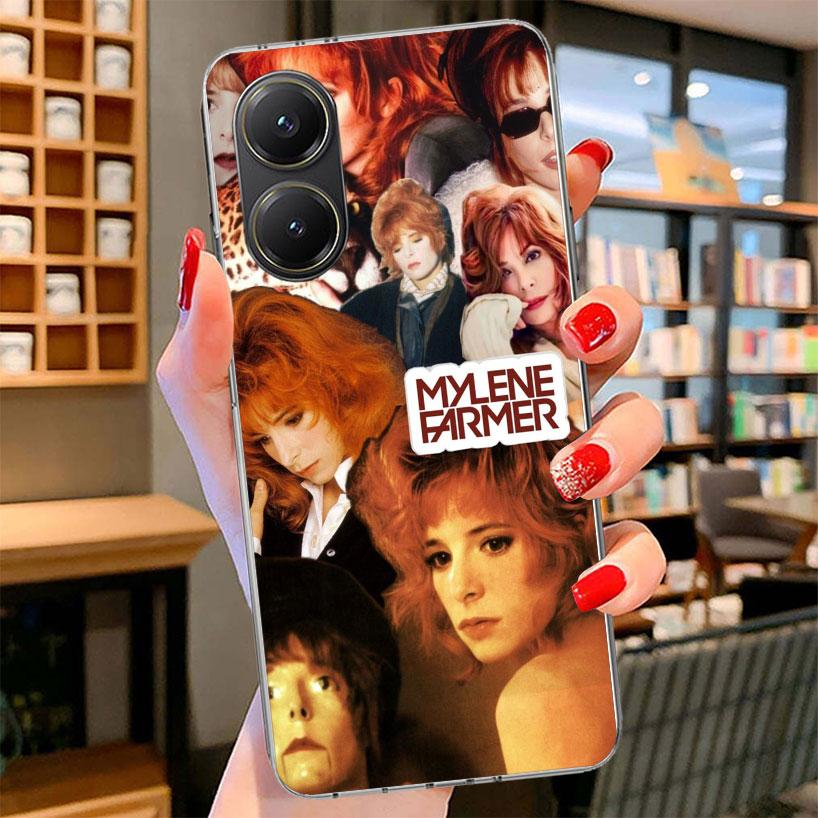 Mylene Farmer Phone Case For Xiaomi Poco F7 Ultra X7 X6 X5 Pro M7 Redmi 15C 15 13C 13 12C 12 10C 10 9A 9C 9T 9 Shell Poco F7 Ult