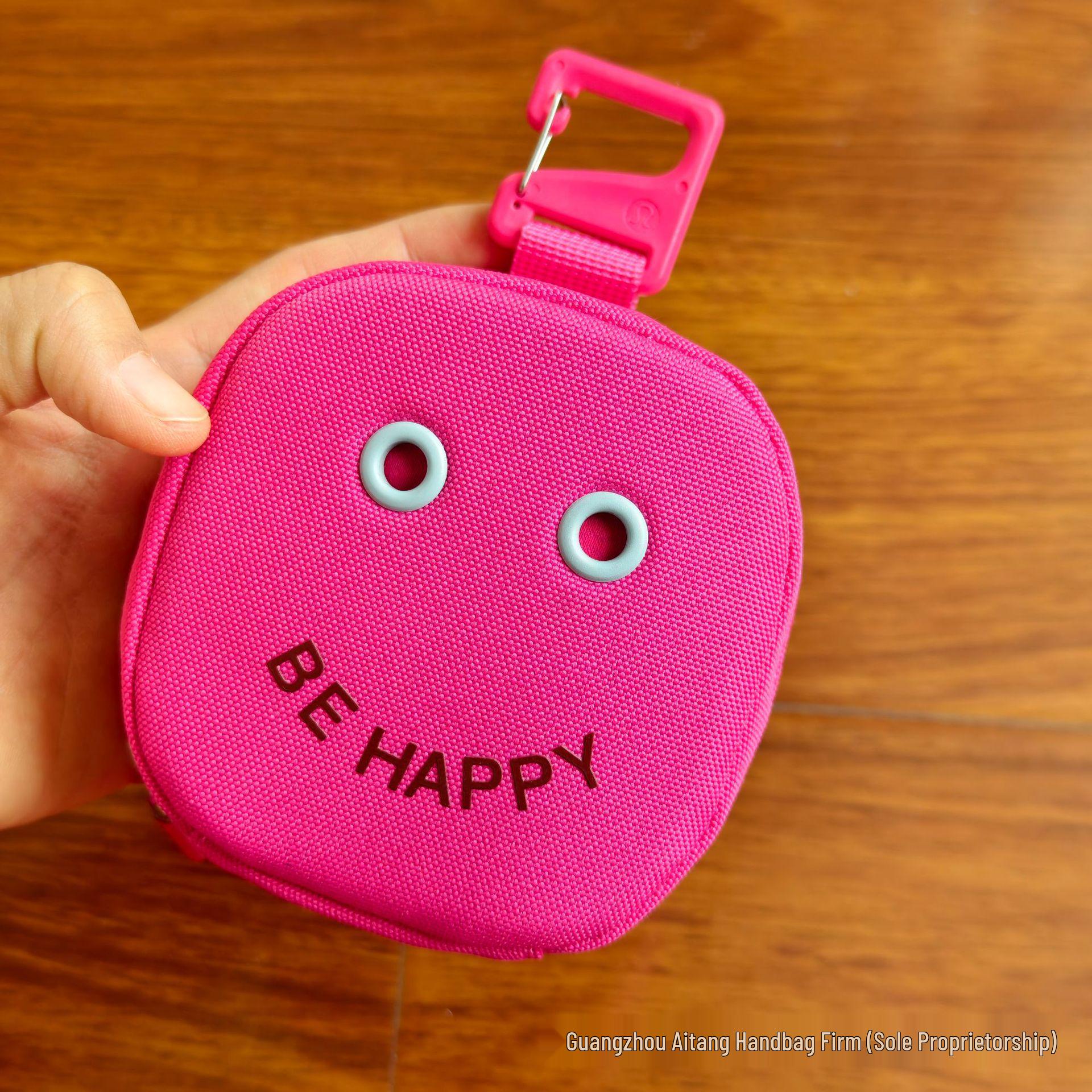 Кросс-бордерный кошелек-монетница с подвеской-смайликом в стиле Лу - Большая вместительная мультяшная косметичка