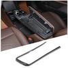 ABS Carbon fiber Center Console Armrest Frame Trim Cover For BMW X1 -24
