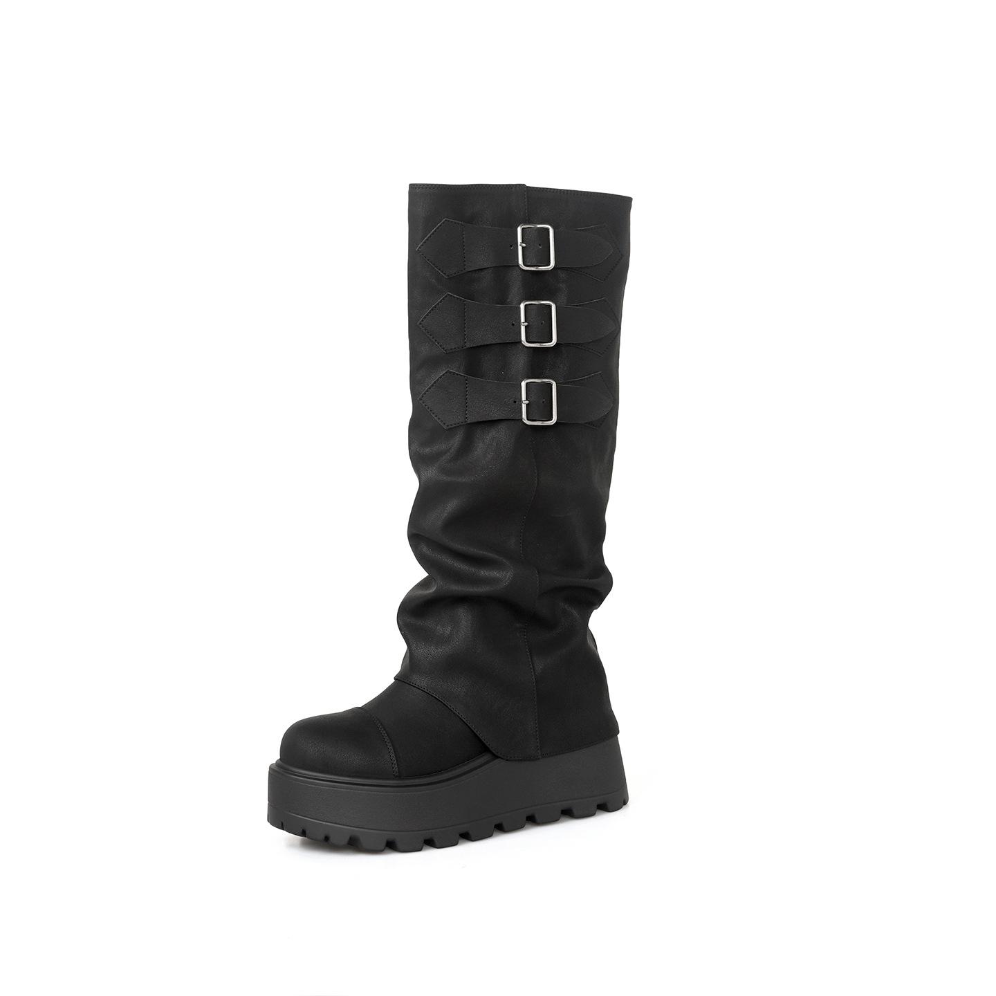 

Пустошь ветер толстая подошва, но бриджи, сапоги, танкетка, сапоги на высоком каблуке, женские увеличивающие рост Spice Girl Высокие Рыцарские Сапоги Майяр 40 чёрный