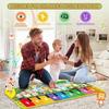 Baby Music Play Mat, Piano Dance Mat for Toddlers 1-3 Years Old, Educational Toys, Christmas Birthday Gifts for Boys Girls