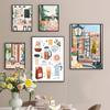 Nordic Coffee Gift Wall Pictures Art Prints Kitchen And Dinning Canvas Painting Cafe Shop Posters Window Landscape Wall Decor