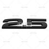 New Car Styling 3D 2.0 2.5 Skyactive Metal Chrome Zinc Alloy Emblem Car Body Badge Sticker for Mazda 3 CX-3 CX-5 RX-8 RX-5